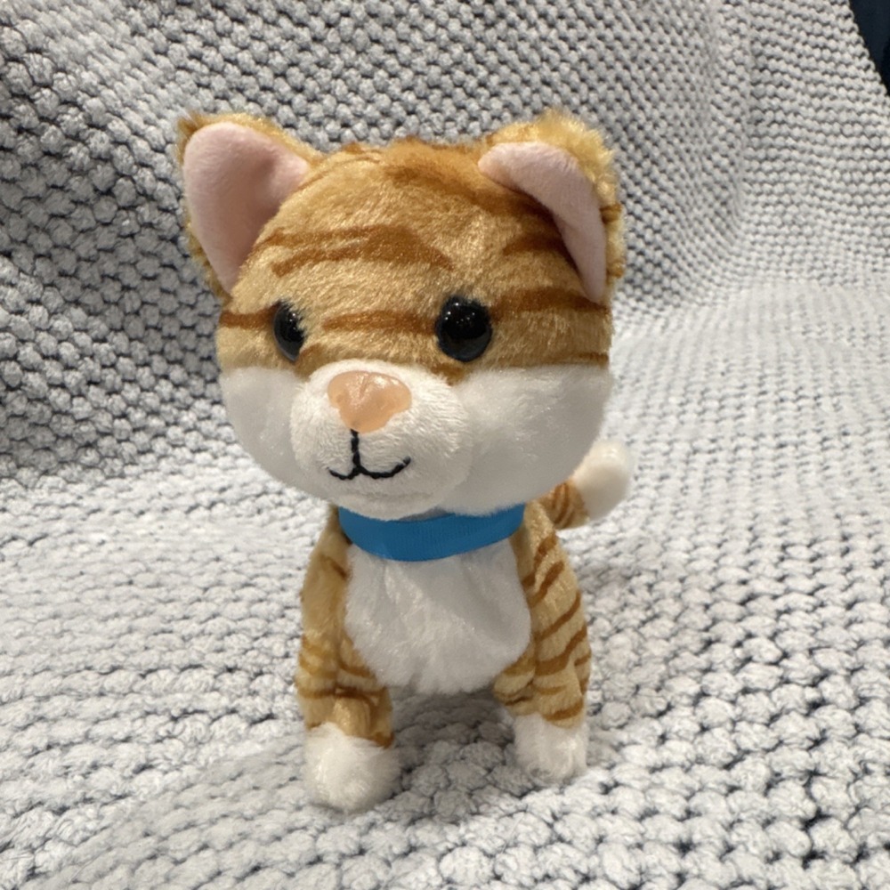 Kid Connection Cat Stuffed Animal Plush Small walking talking